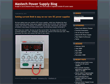 Tablet Screenshot of blog.mastechpowersupplies.com